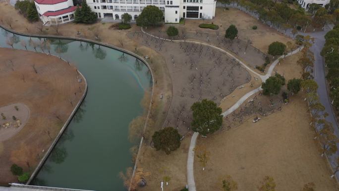 上海师范大学奉贤校区校园航拍1