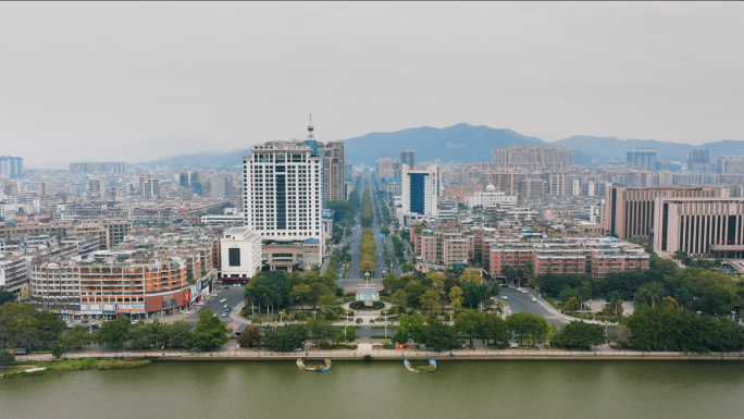 【4K】广东揭阳市航拍