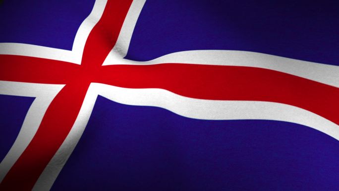 欧洲国家-冰岛-旗