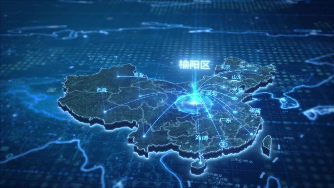 榆阳区-辐射全国全球视频素材