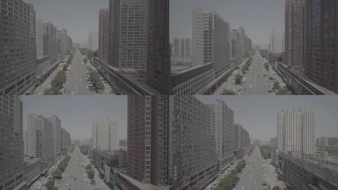 河北石家庄城市空镜4k原素材