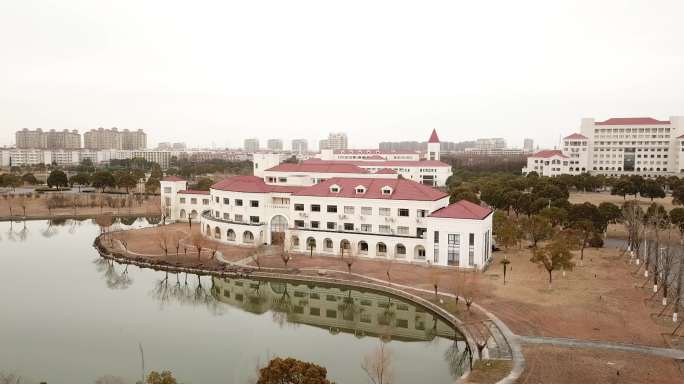 上海师范大学奉贤校区校园航拍4