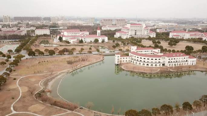 上海师范大学奉贤校区校园航拍7