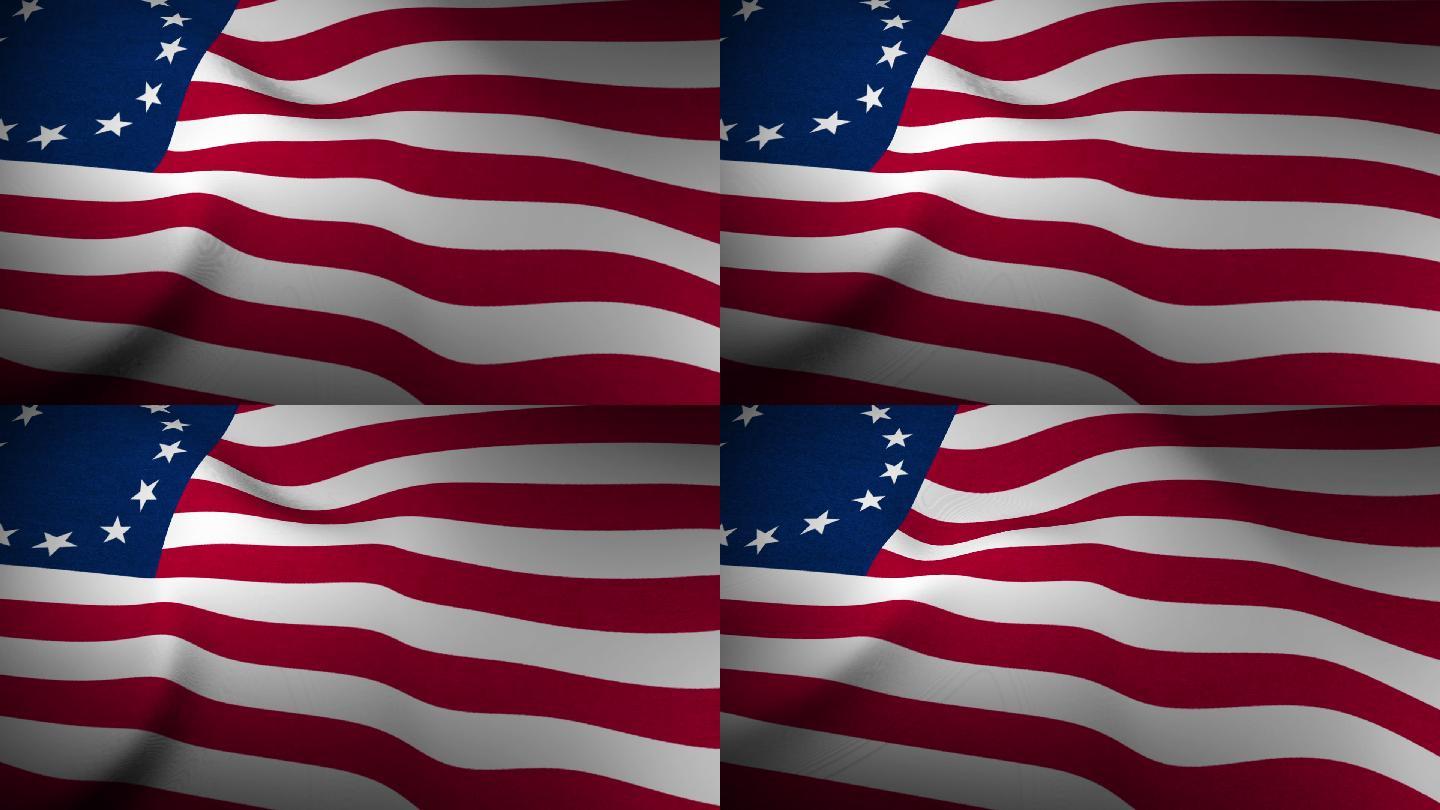 北美国家-美国-旗