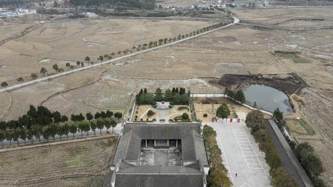 新四军军部旧址航拍1