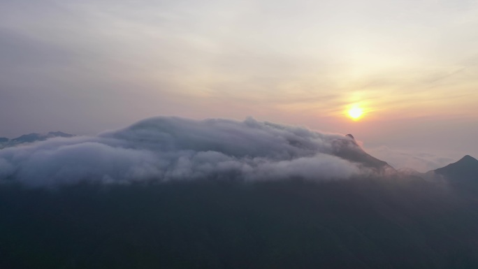 海丰莲花山森林公园日出片段