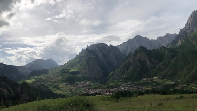 甘南扎尕那风景延时