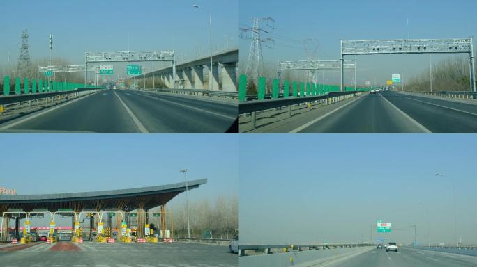 北京高速公路京承高速驾驶驶向怀柔
