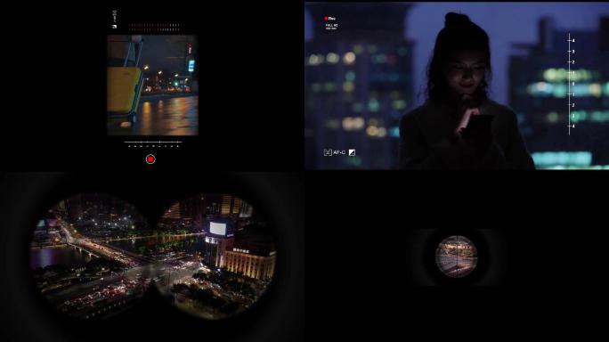 多种视频取景器，相机手机框模板