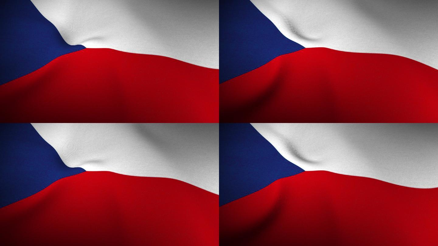 欧洲国家-捷克-旗