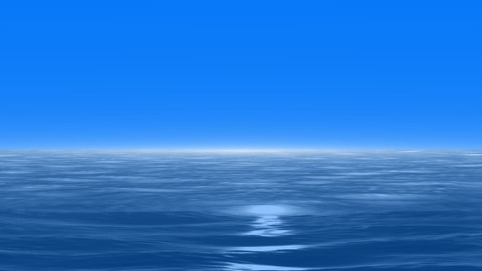 透明循环水面海面素材