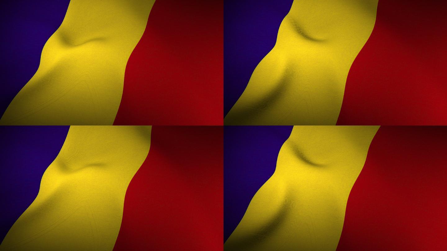 欧洲国家-罗马尼亚-旗