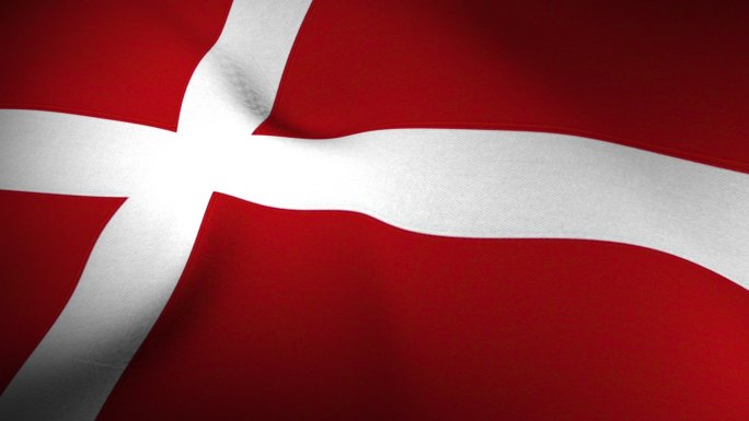 欧洲国家-丹麦-旗