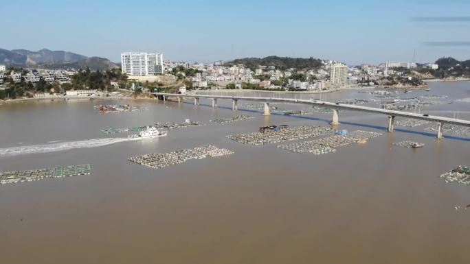 原创温州洞头海岛海沙滩海岸边航拍