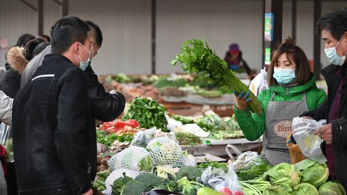 菜市场买菜