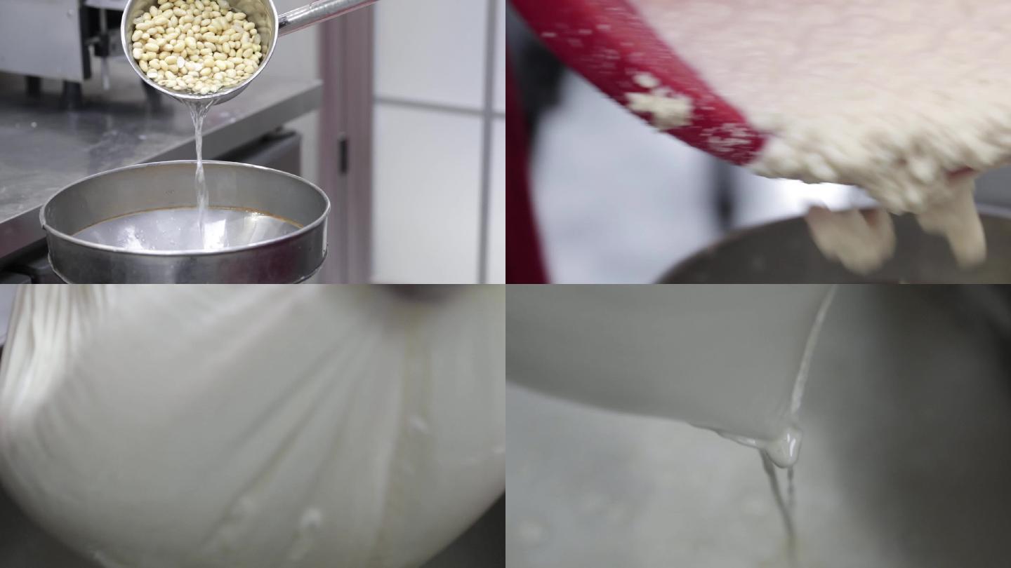 豆浆制作传统手工机器磨豆浆工艺