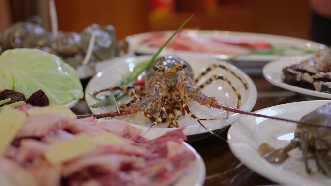 海鲜食材特写