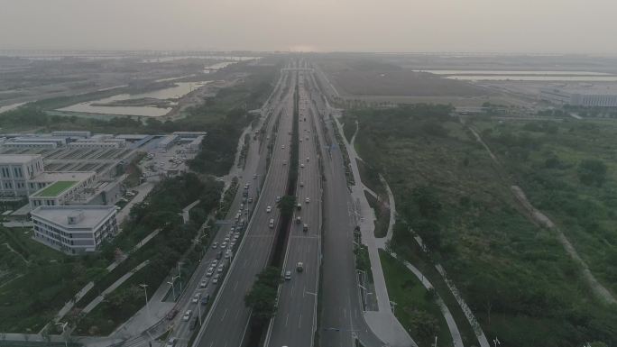 宣传片深圳机场南公路航拍