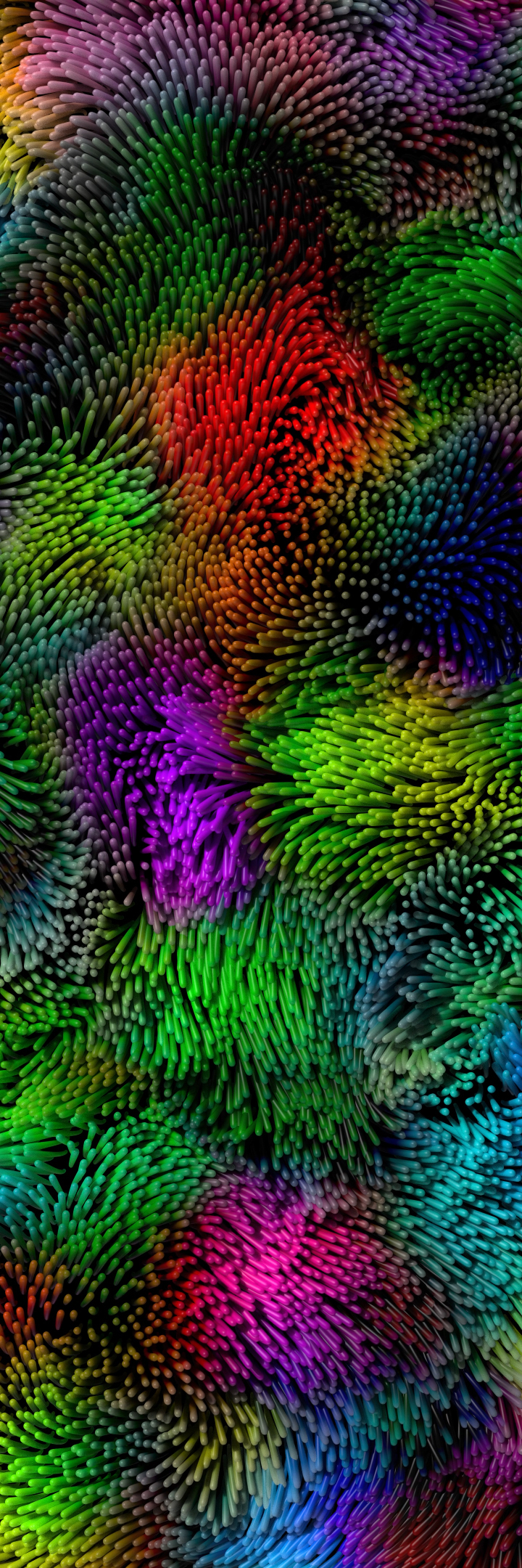 五彩抽象珊瑚海