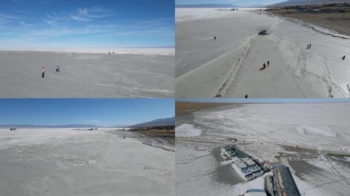 冰封青海湖1-航拍
