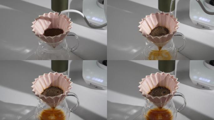 手冲咖啡滤纸滤杯分享壶焖蒸咖啡