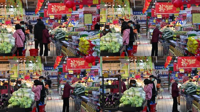 商场超市商品购物实拍