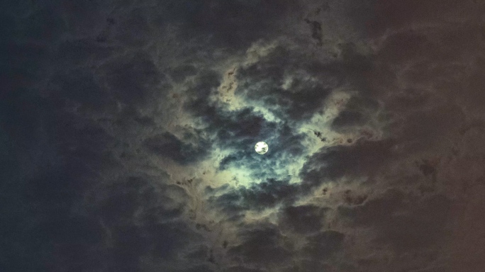 月亮延时摄影1