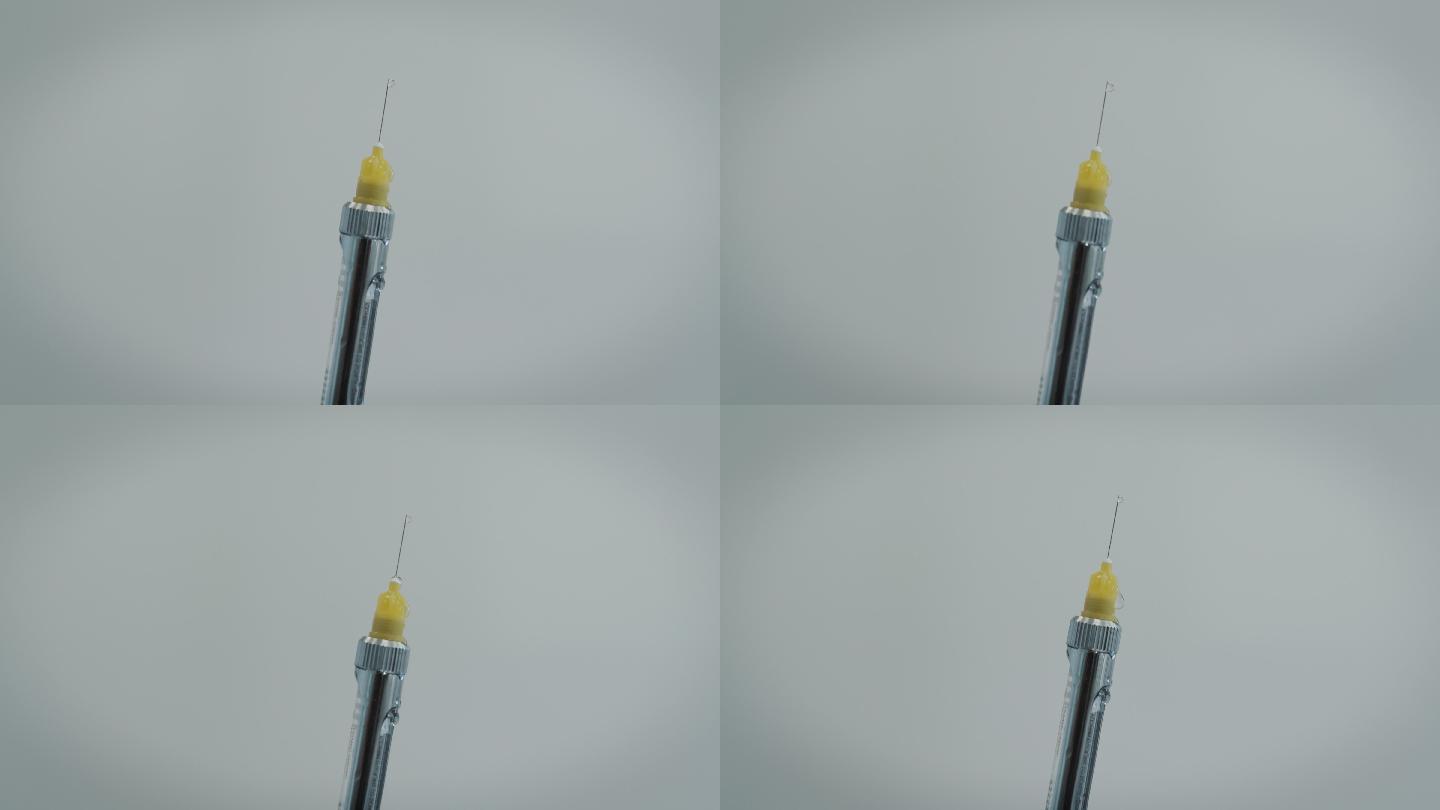 【4K】针管针头医疗器械特写