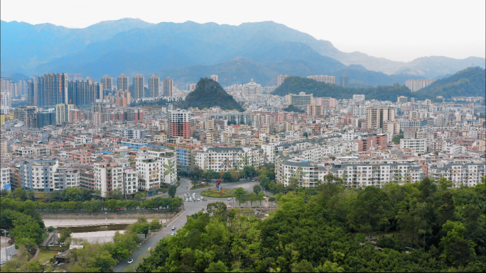 【4K】云浮市云城区大景航拍