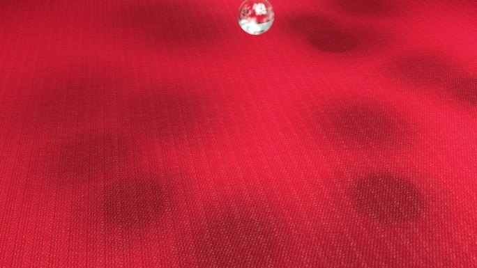 原创红色布料吸水排汗网格透气视网格透气