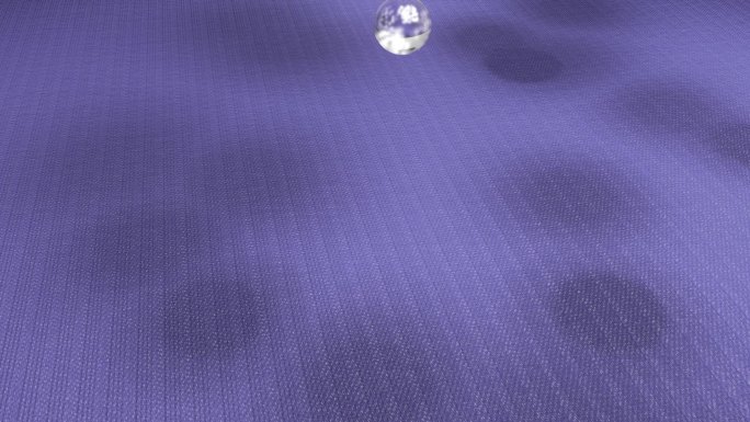 原创紫色布料吸水排汗网格透气视频