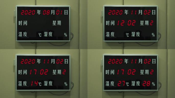 审讯室时间电子显示器AE动画模板