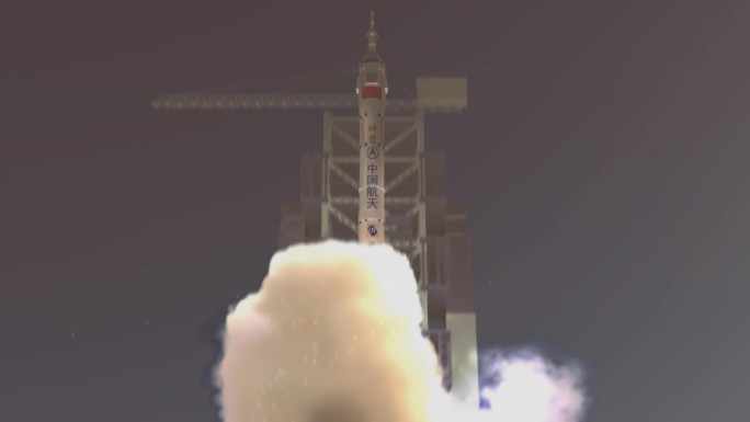 中国长征火箭发射