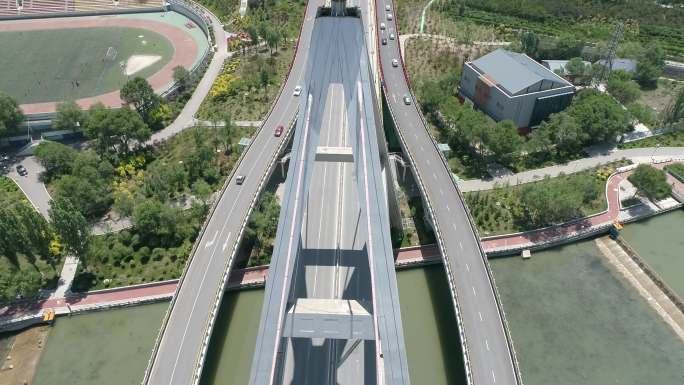4K-航拍西宁昆仑桥-原素材