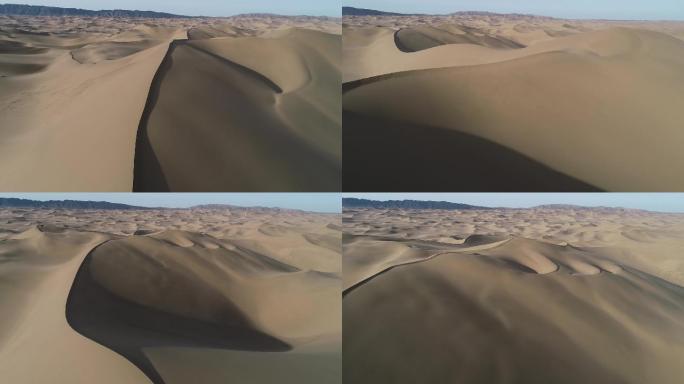 沙丘沙漠航拍视频
