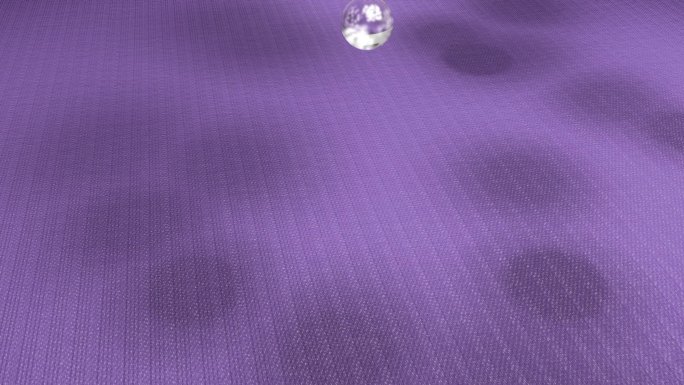 原创浅紫色布料吸水排汗网格透气视频