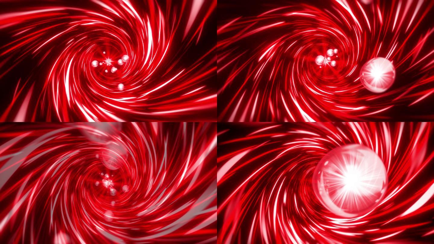 能量漩涡-红