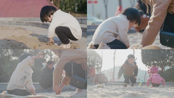 【6k原创视频】小朋友玩沙子