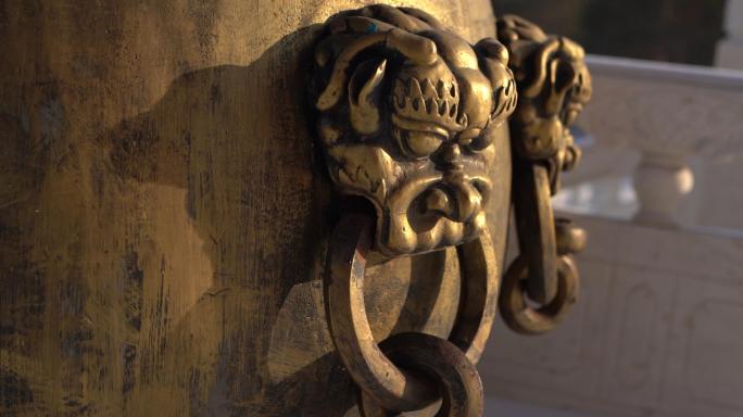 龙华寺冬季美景古风建筑古风建筑屋檐素材