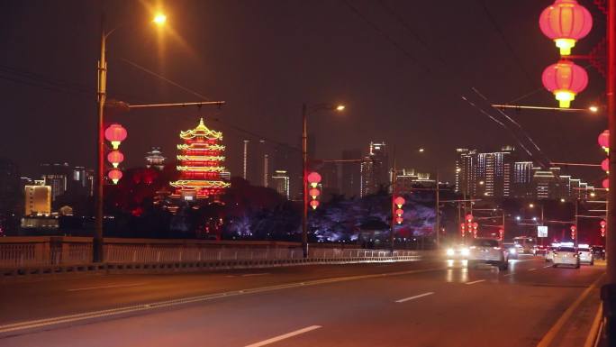 武汉春节灯笼