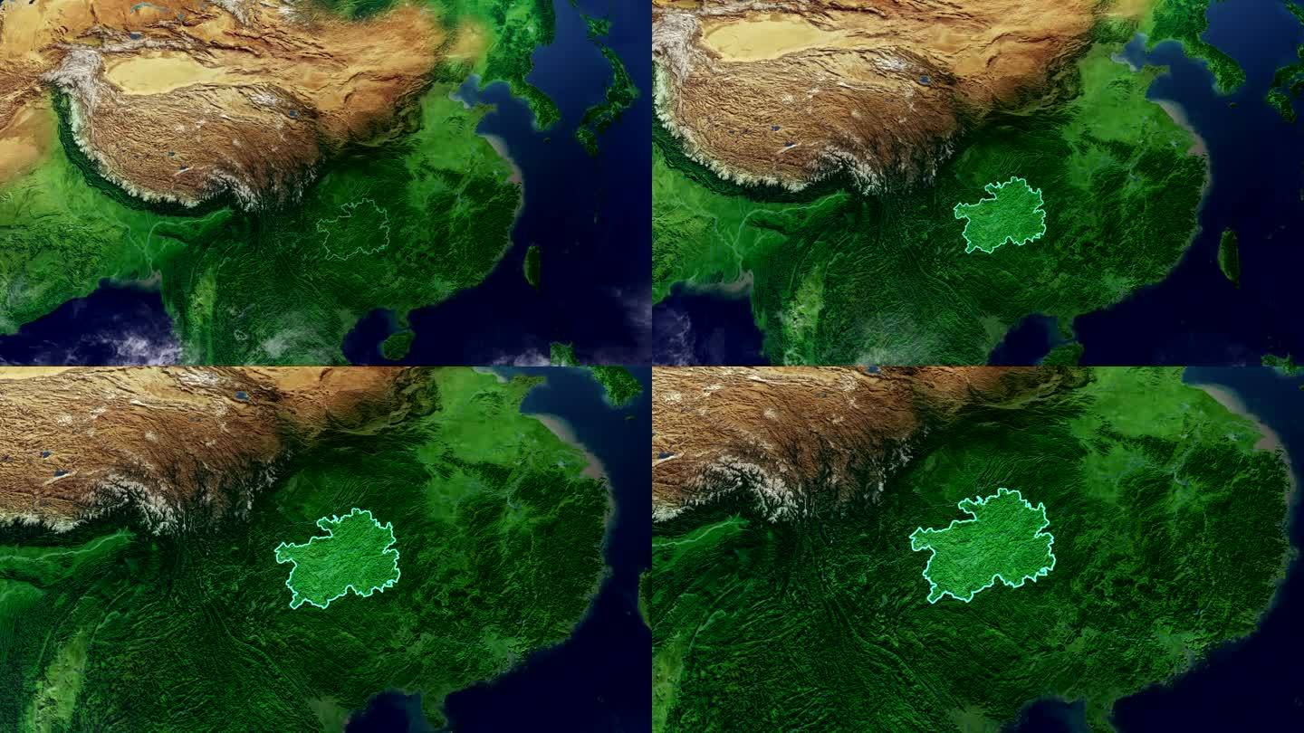 贵州省地图A（50帧）