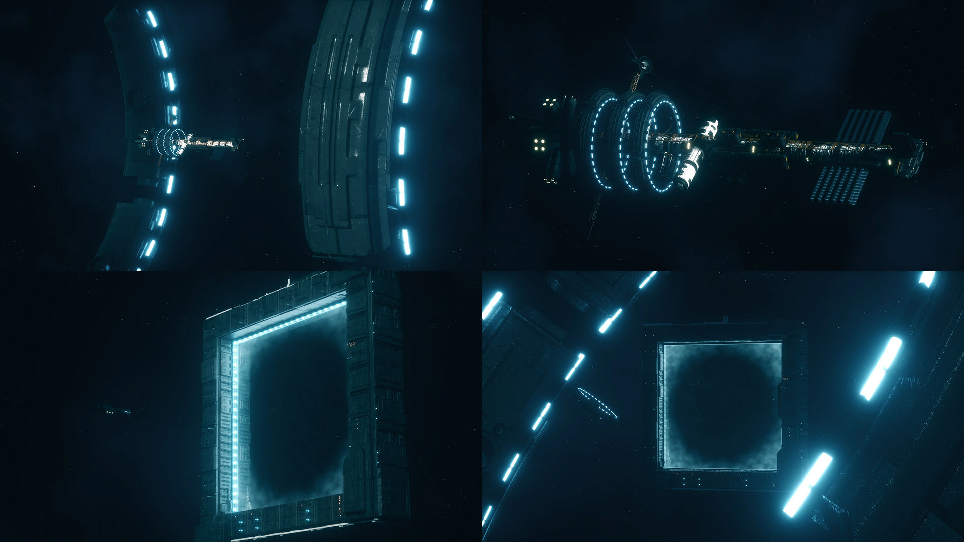 宇宙太空科幻场景_C4D场景