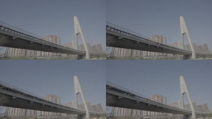 地铁驶来实拍　北京　立水桥　地标建筑