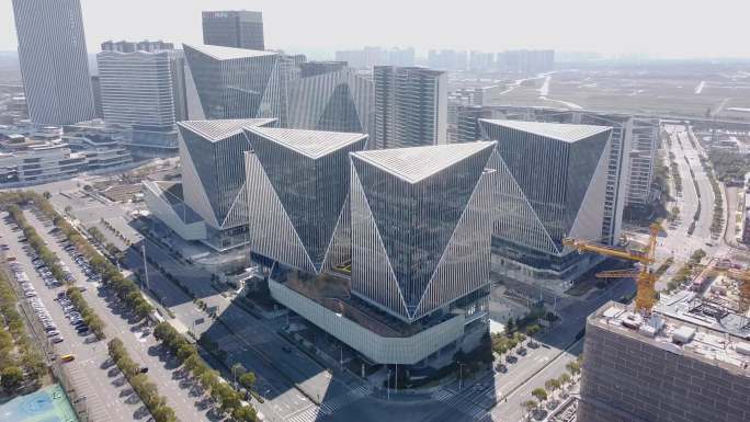 4k原素材-上海前滩中心