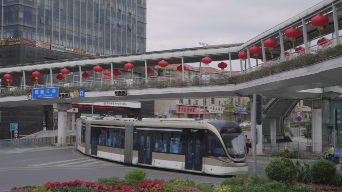 现代-数字龙华-有轨电车-智慧城市