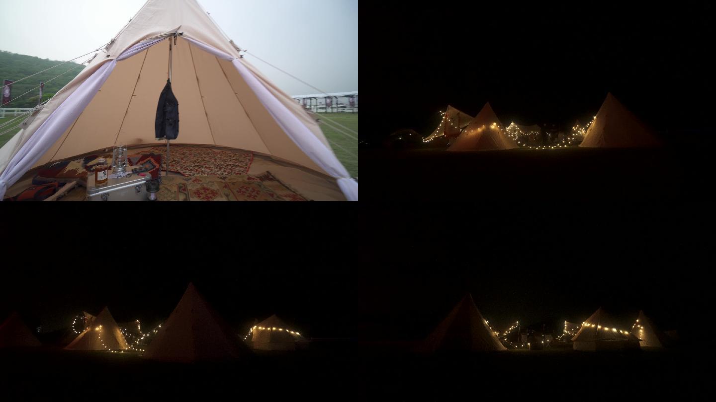 野外露营大白熊帐篷