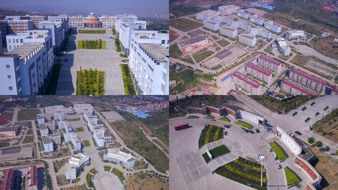 阳泉一中航拍