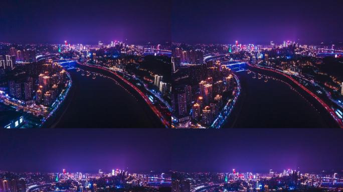 重庆嘉陵江夜景