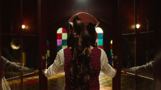 【有版权】4K童话灰姑娘水晶鞋白马王子