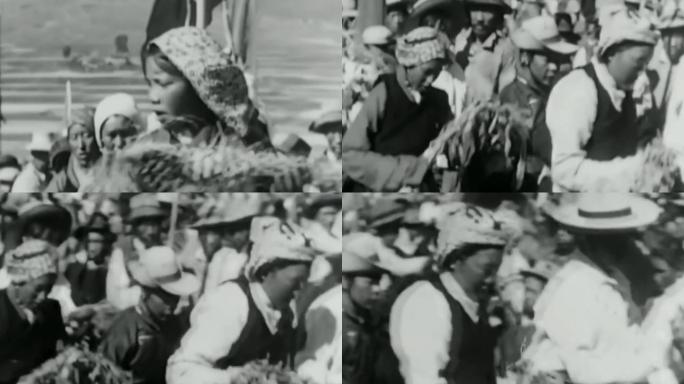 50-60年年代藏民歌唱祖国